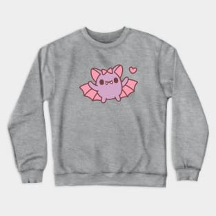 Cute Female Vampire Bat With Bow Crewneck Sweatshirt